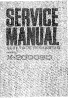 Akai X-2000-SD-Service-Manual 
